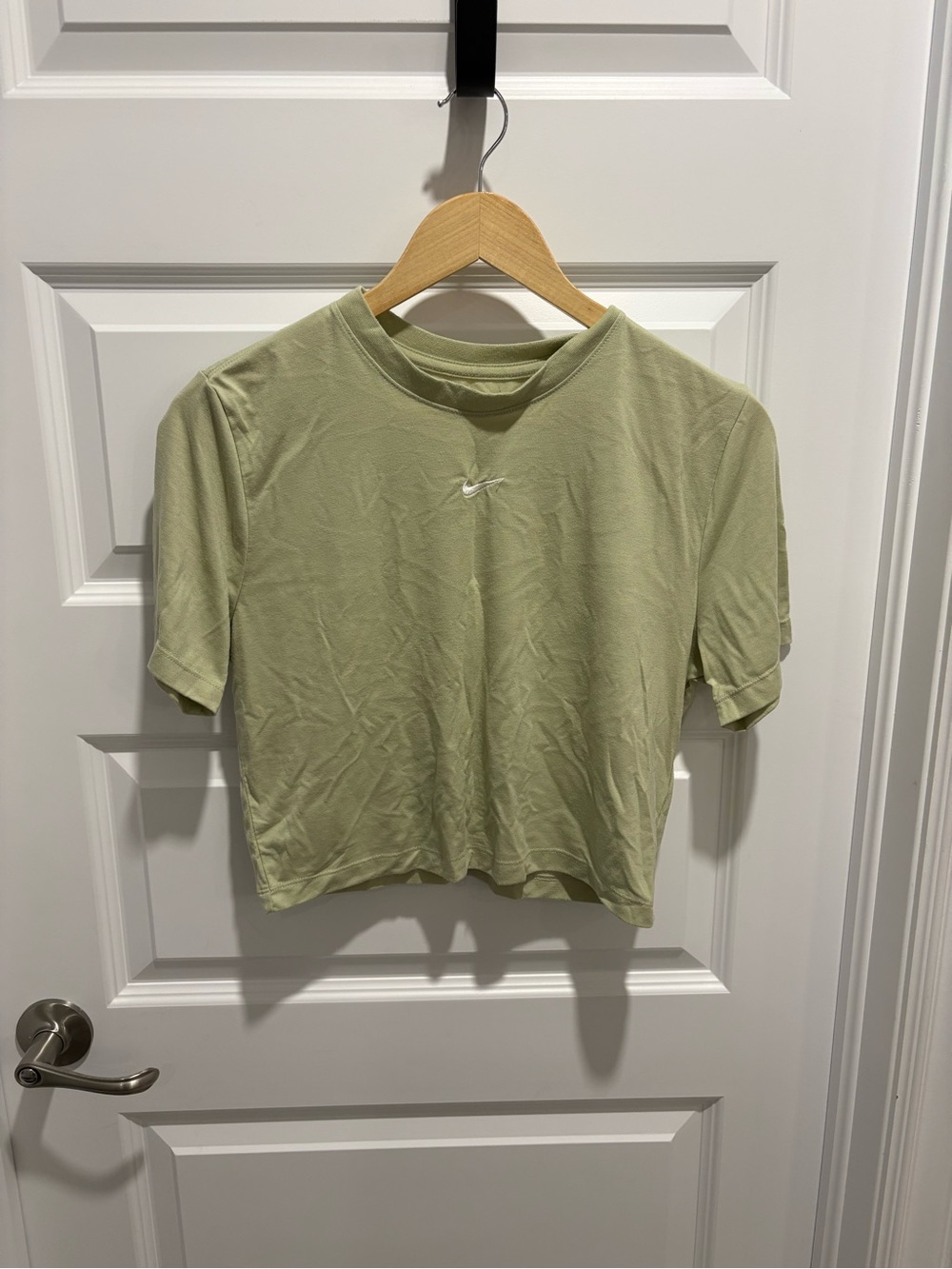 Nike Women's Cropped Tee in Light Sage